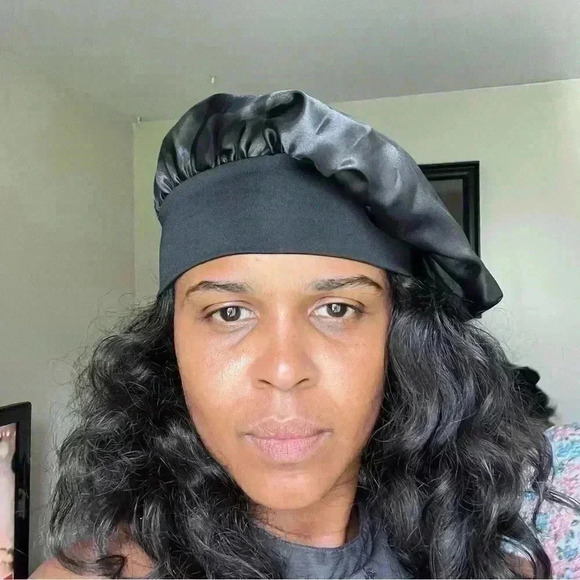 4 SILKY BONNETS PINK TAN BLACK  AND BLACK 4 Color’s - Picture 9 of 16